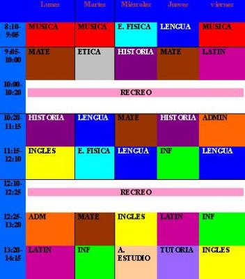 MI HORARIO SEMANAL